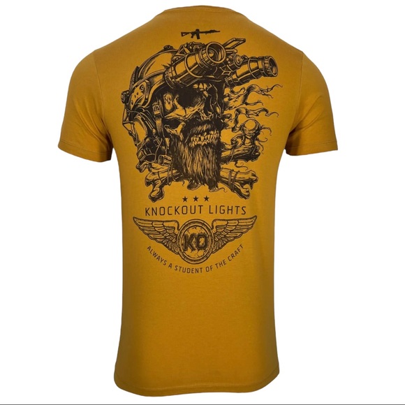 Howitzer Style Men's T-Shirt Knockout Light Military Grunt MFG - Picture 3 of 10